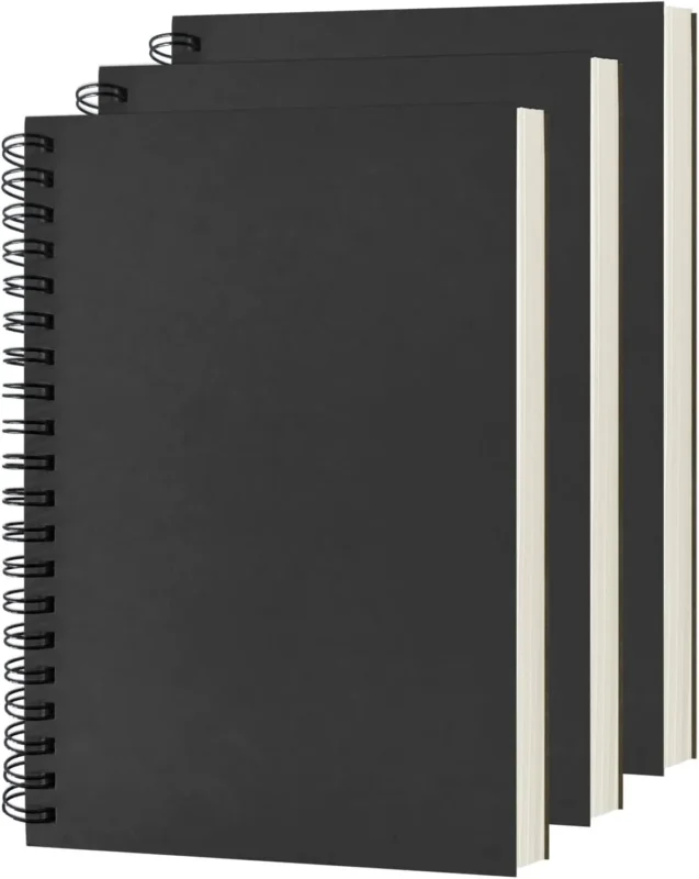 Spiral Notebook - 400 Pages, Copy Size
