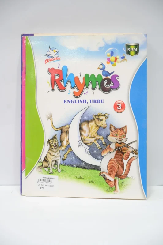Sky Lark Rhymes English, Urdu Class 3