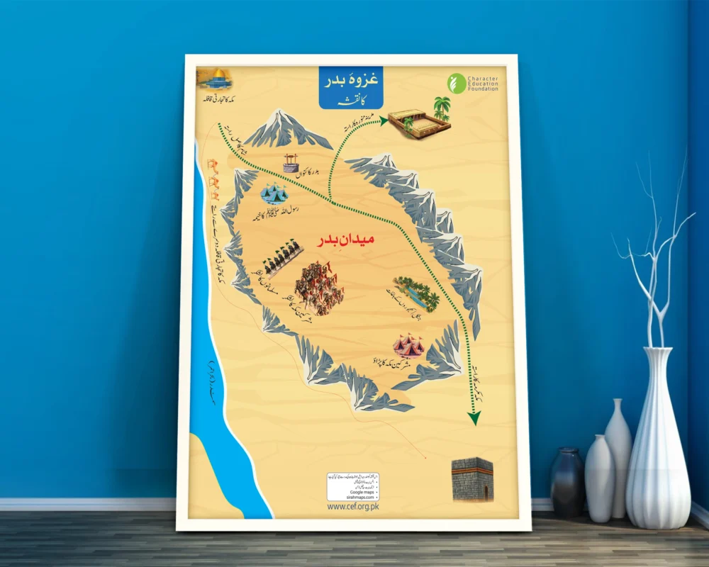 Battle of Badr (Ghazwa Badr) Map