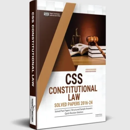 CSS Constitutional LAW Solved Papers
