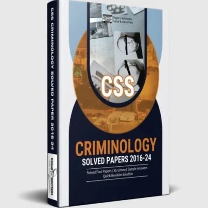 CSS Criminology Solved Papers Guide Package
