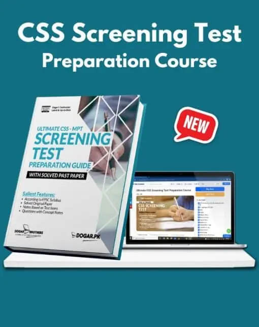 CSS Screening Test Online Preparation Guide