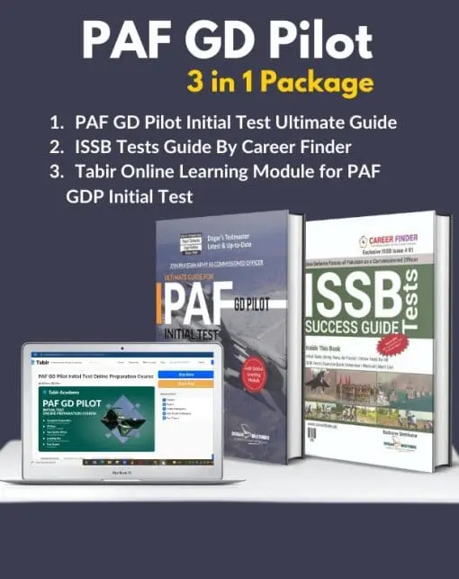 PAF GD Pilot Initial + ISSB Tests Guides + Online Module Package
