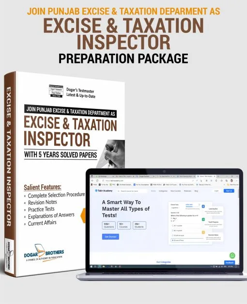 Excise & Taxation Inspector Guide With Solved Papers