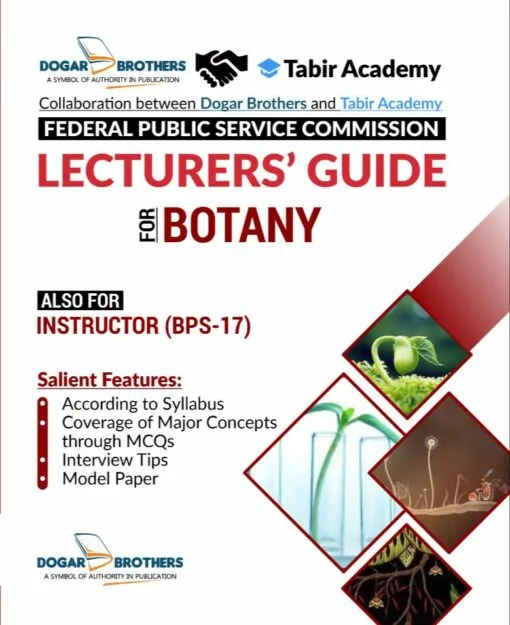 FPSC Lecturers Guide for Botany