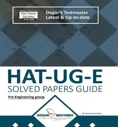 HAT-UG-E Book For Pre-Engineering Group with Solved Paper