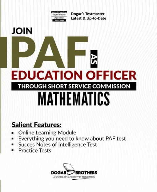 Join PAF As Education Officer Mathematics Guide