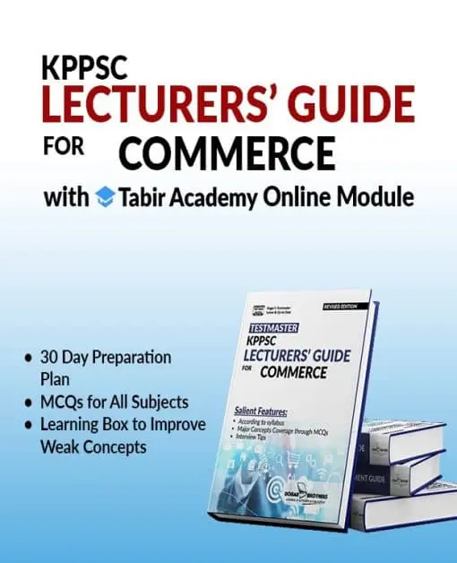 KPPSC Lecturers Guide For Commerce