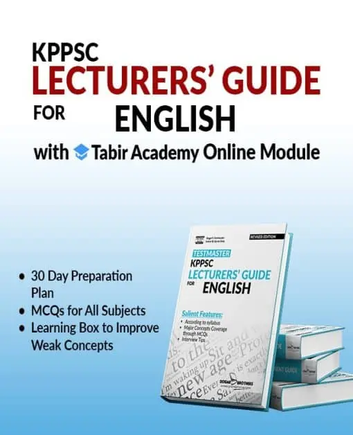 KPPSC Lecturers Guide For English