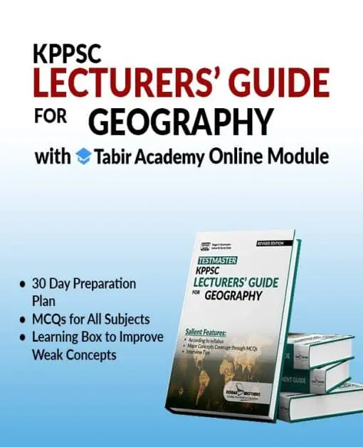 KPPSC Lecturers Guide For Geography
