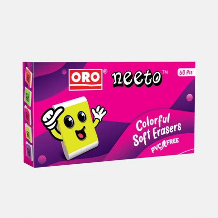 ORO NEETO Colorful Erasers 60 Pcs