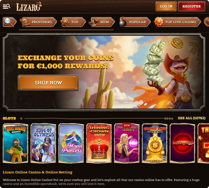 Découvrez les Offres de Lizaro Casino en Ligne et Profitez d'Un Bonus